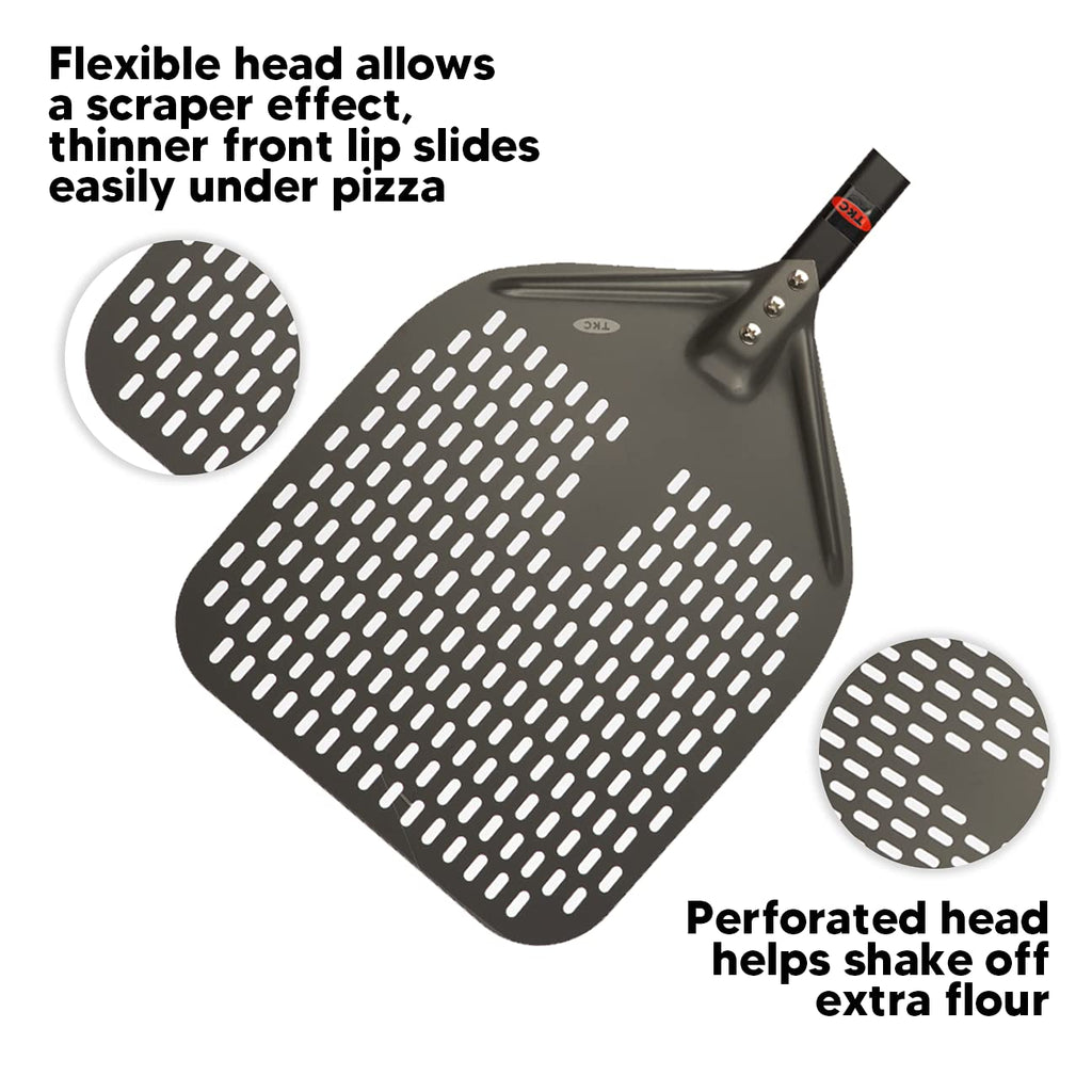 TKC Perforated Pizza Peel – 12" or 14"