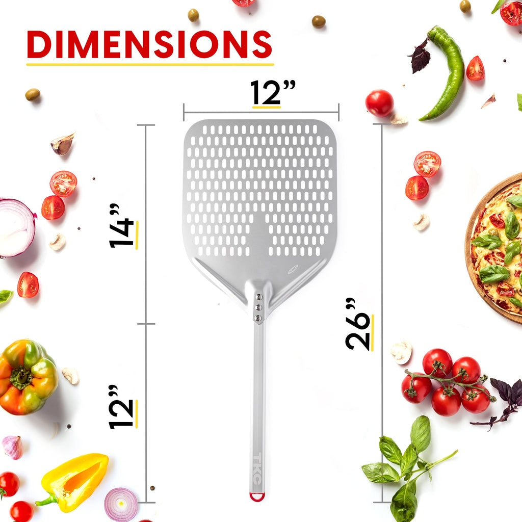 TKC Perforated Pizza Peel – 12" or 14"