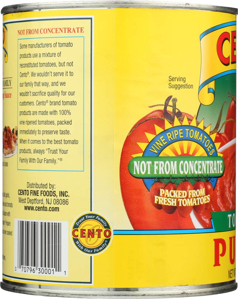 Cento Tomato Puree – 6 x 28 oz