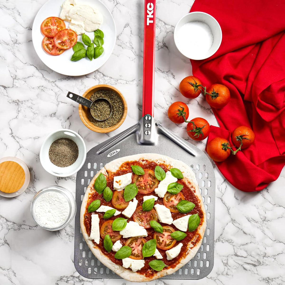TKC Perforated Pizza Peel – 12" or 14"